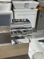 جادستمال درپوش فلزی کروم براق - Image 2