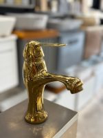 شیر روشویی شادمهر مدل آلما طلا براق