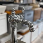 شیر روشویی پایه کوتاه مدل آراد کروم براق