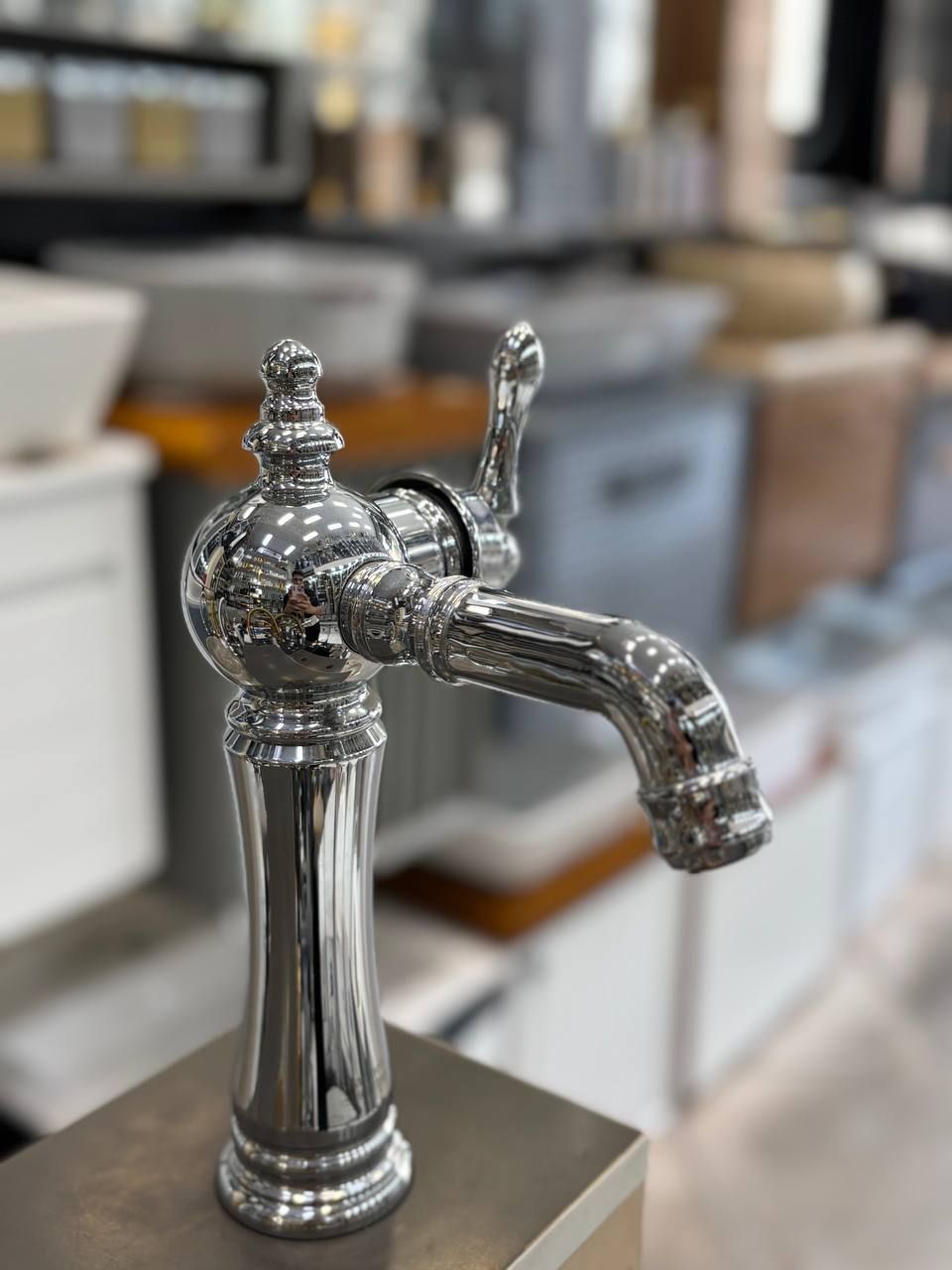 IMG_20250925_204541_484 شیر روشویی پایه کوتاه مدل آراد کروم براق - Image 1