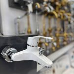 شیر حمام مدل بیتا سفید کروم