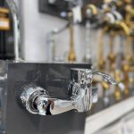 شیر توالت مدل دنیز کروم براق