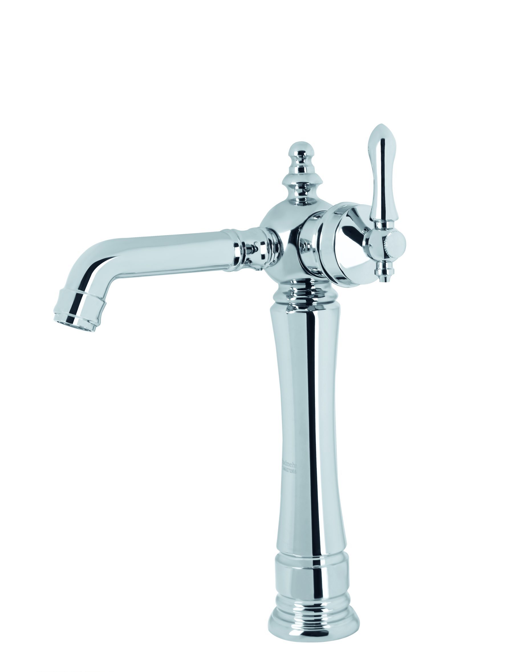 IMG_5072 j شیر روشویی پایه بلند مدل آراد کروم براق فروش ویژه عیدانه - Image 1