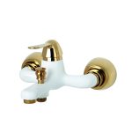 شیر حمام شادمهر مدل آلما سفید طلا