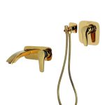 شیر توالت توکار مدل شادمهر طلا براق