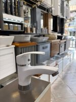 شیر روشویی مدل بیتا سفید کروم - Image 5