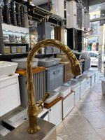 شیر ظرفشویی شادمهر مدل آلما طلا براق - Image 5