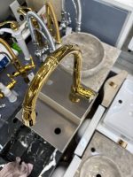 شیر ظرفشویی شادمهر مدل آلما طلا براق - Image 4