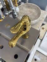 شیر روشویی شادمهر مدل آلما طلا براق - Image 3