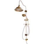 علم دوش یونیورست دوکاره برند زومرا کروم با سردوش ثابت و دستی، نصب آسان و طراحی مدرن مناسب برای حمام خانگی