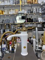 شیر روشویی شادمهر مدل کوریو سفید طلا - Image 4