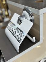 جا دستمال کاغذی دیواری رویا سفید کروم مدل هارمونی - Image 2