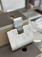 جا دستمال کاغذی دیواری سفید کروم مدل هارمونی