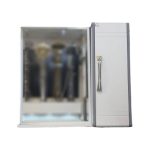 آینه و باکس ورسک سفید طوسی سایز ۷۰×۷۵ با طراحی مدرن، شلف داخلی و جنس ضد آب مناسب سرویس بهداشتی – فروش ویژه نایب‌استور