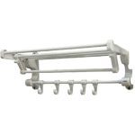 رخت آویز تاشو سفید رنگ – شیک، کم‌جا و کاربردی خرید قسطی