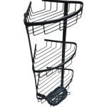 قفسه کنج حمام آلومینیومی مشکی – ضدزنگ خرید قسطی