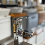 شیر روشویی فلت کروم