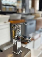 شیر روشویی فلت کروم