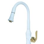 شیر ظرفشویی شاوری کوریو سفید طلا