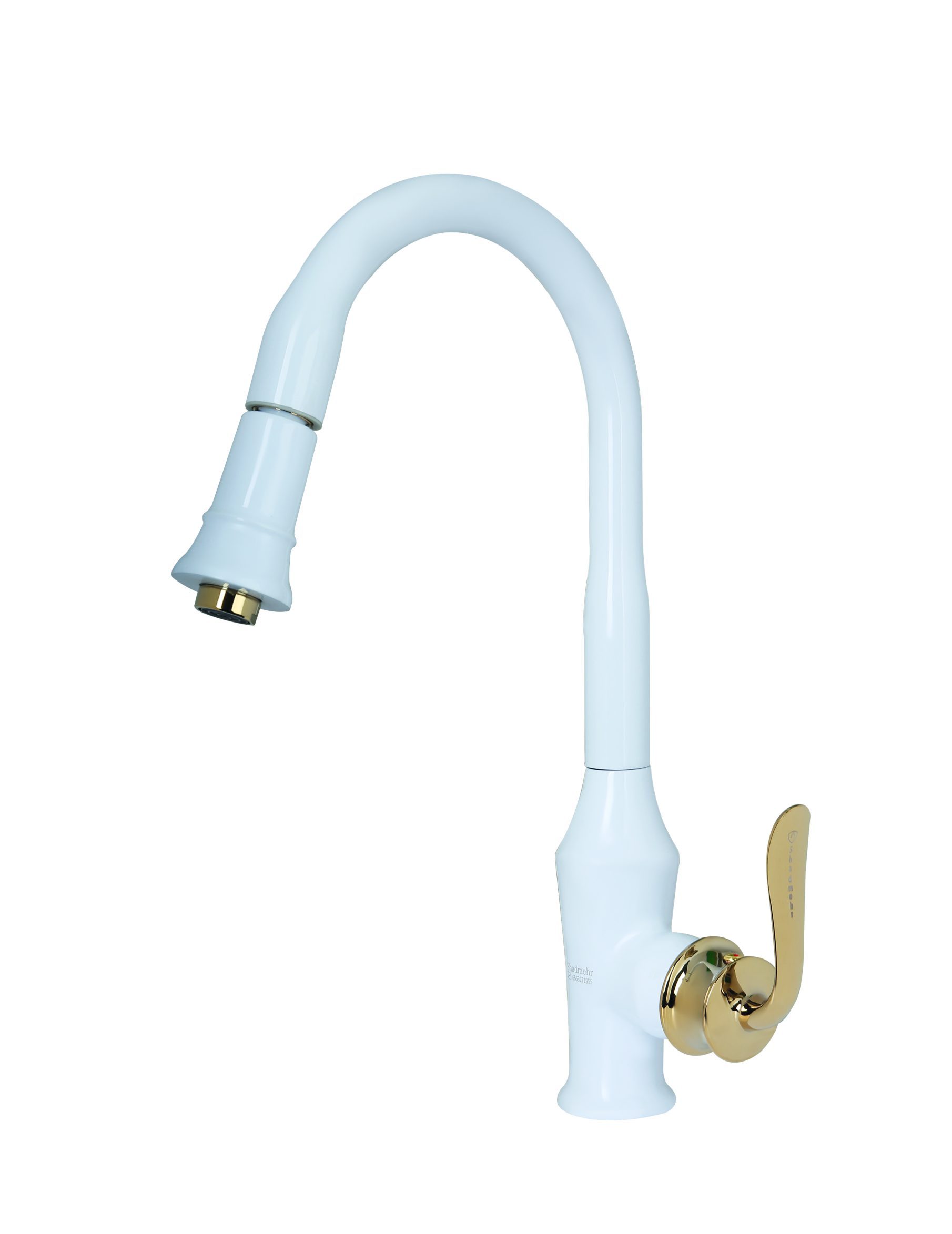 IMG_5702 j شیر ظرفشویی شاوری کوریو سفید طلا - Image 1