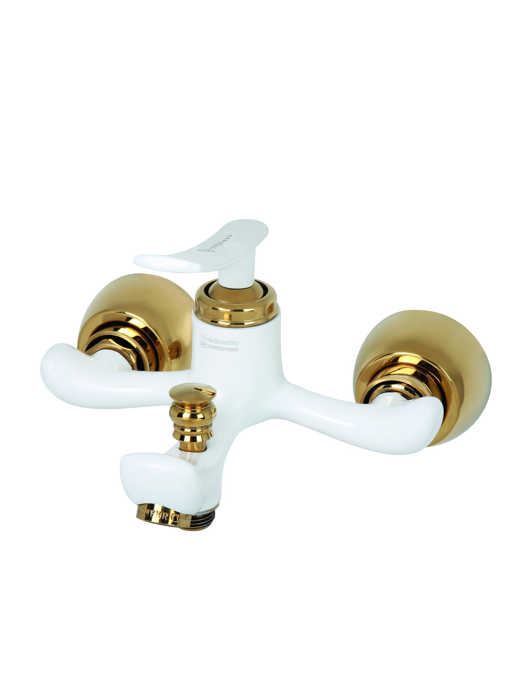 IMG_6059 j شیر دوش کابوی سفید طلا - Image 1