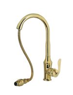 شیر ظرفشویی شاوری کوریو طلا براق - Image 2