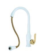 شیر ظرفشویی شاوری کوریو سفید طلا - Image 2