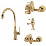 شیرآلات طلایی آلما | طراحی مدرن و مقاوم