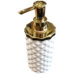 جا مایع پمپی لاکچری با طراحی شیک و مدرن، بدنه مقاوم ABS با رنگ ثابت، مناسب برای سرویس بهداشتی و آشپزخانه.