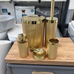 ست سرویس بهداشتی ۵پارچه طلایی