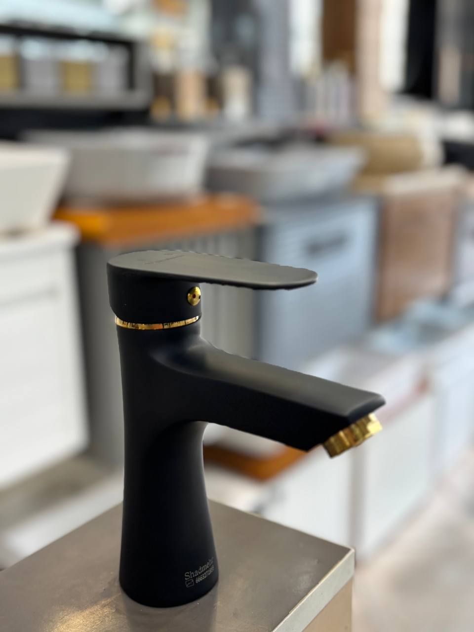 IMG_20250922_211108_457 شیر روشویی باران مشکی طلا - Image 1