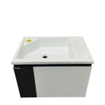 کابینت روشویی PVC ضدآب با صفحه کورین براق و طراحی مدرن دیواری – نایب‌استور