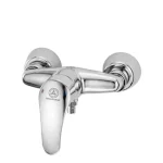 شیر توالت قهرمان مدل اسپانیایی با بدنه آلیاژ برنج و آبکاری کروم براق، طراحی مدرن و کارتریج سرامیکی SEDAL با کیفیت بالا