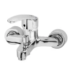 شیر حمام قهرمان مدل اسپانیایی با آبکاری کروم براق