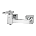 تصویر شیر توالت قهرمان مدل فلت رویال – طراحی تخت کرومی، بدنه آلیاژی مقاوم برای سرویس بهداشتی