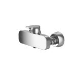 شیر توالت شودر مدل تاین کروم براق با بدنه برنجی و آبکاری براق مناسب سرویس بهداشتی