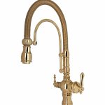 شیر ظرفشویی دوریسان مدل فنری دوکاره تسویه‌دار با طراحی مدرن و قابلیت استفاده از آب تسویه‌شده