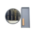 آینه و باکس دیواری طوسی رنگ مناسب سرویس بهداشتی با طراحی شیک و باکس جادار – نایب‌استور