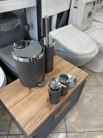 سطل و برس سرویس بهداشتی طوسی با طراحی ساده و کاربردی - Image 4