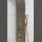 پنل دوش مدرن جت‌دار با دماسنج و ماساژور | ارسال رایگان