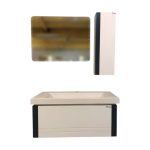 کابینت روشویی سنگ کورین سایز 80 به همراه اینه باکس کد 1449