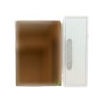 آینه و باکس سفید طرح راش با دستگیره طوسی، مناسب سرویس بهداشتی مدرن و مقاوم در برابر رطوبت