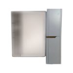 آینه و باکس دیواری سایز ۸۰×۶۰ مدل 0086 با طراحی مدرن و بدنه ضدآب مخصوص سرویس بهداشتی