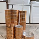 ست سرویس بهداشتی 5 پارچه طرح مسی