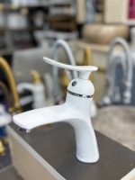 شیر روشویی آرچر سفید کروم