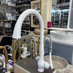 شیر ظرفشویی آرچر سفید کروم ۵ سال ضمانت