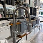 شیر ظرفشویی فنری الماس استیل مات