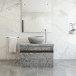 کابینت روشویی سنگی سایز ۶۰ طوسی مدل مارین - Image 4