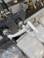 شیر دوش حمام آرچر سفید کروم - Image 4