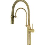 شیر ظرفشویی فنری الماس  طلا براق